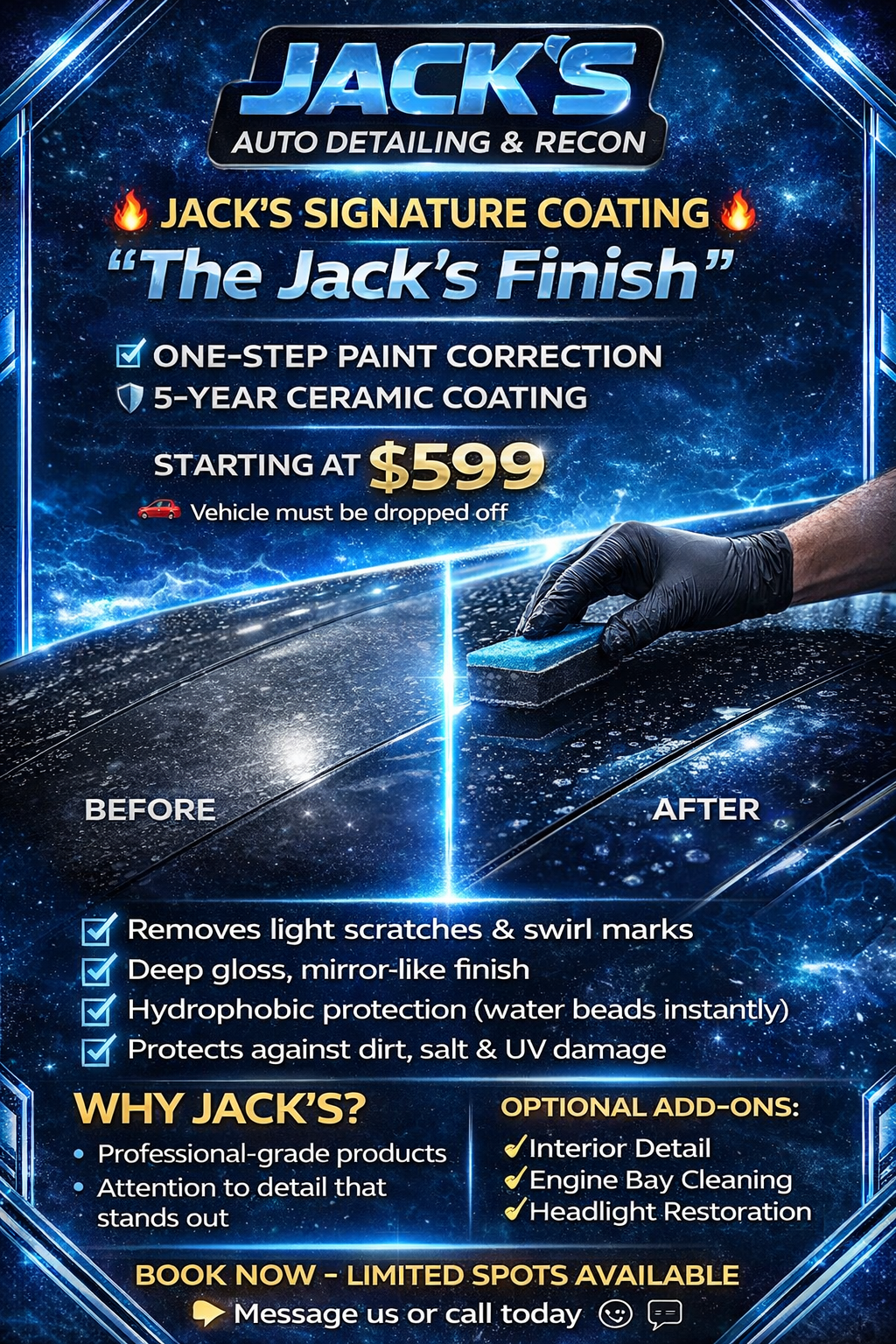 JACK'S AUTO DETAILING & Collision repair in Hazel Park